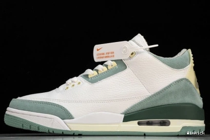 Air GREEN WHITE “ 3 Jordan DT8532-130 0826
